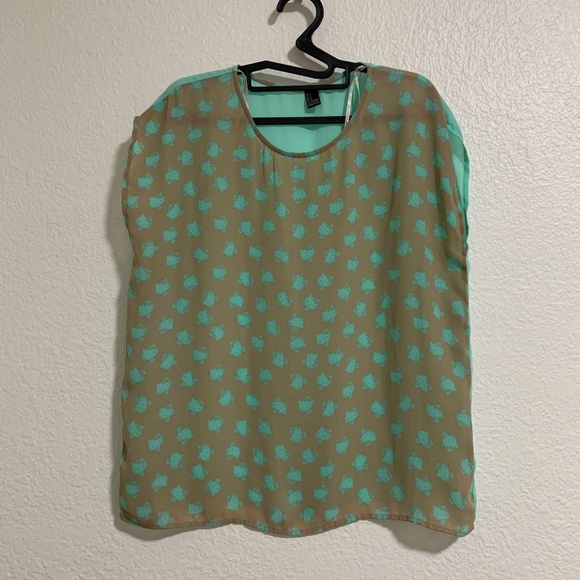 Hello Kitty Forever 21 Top in Turquoise - Picture 1 of 5